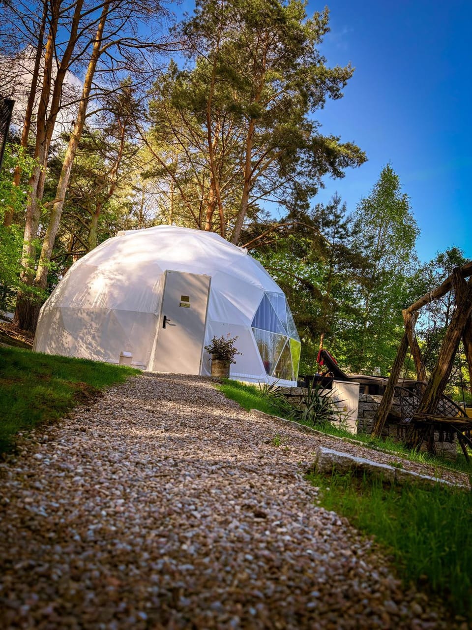 Glamping pod Orłem Luxury tent in West Pomeranian Voivodeship, Poland