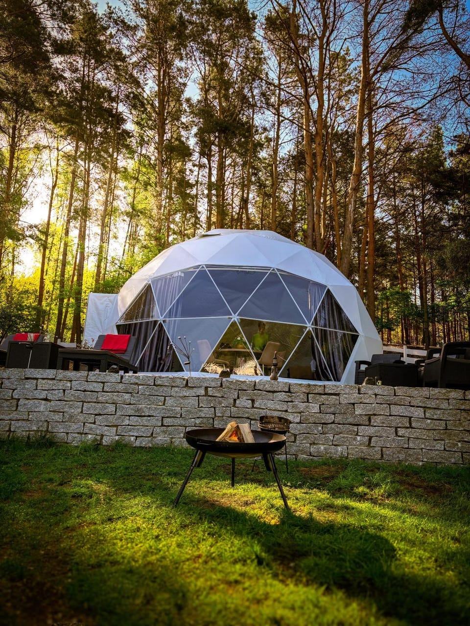Glamping pod Orłem Luxury tent in West Pomeranian Voivodeship, Poland
