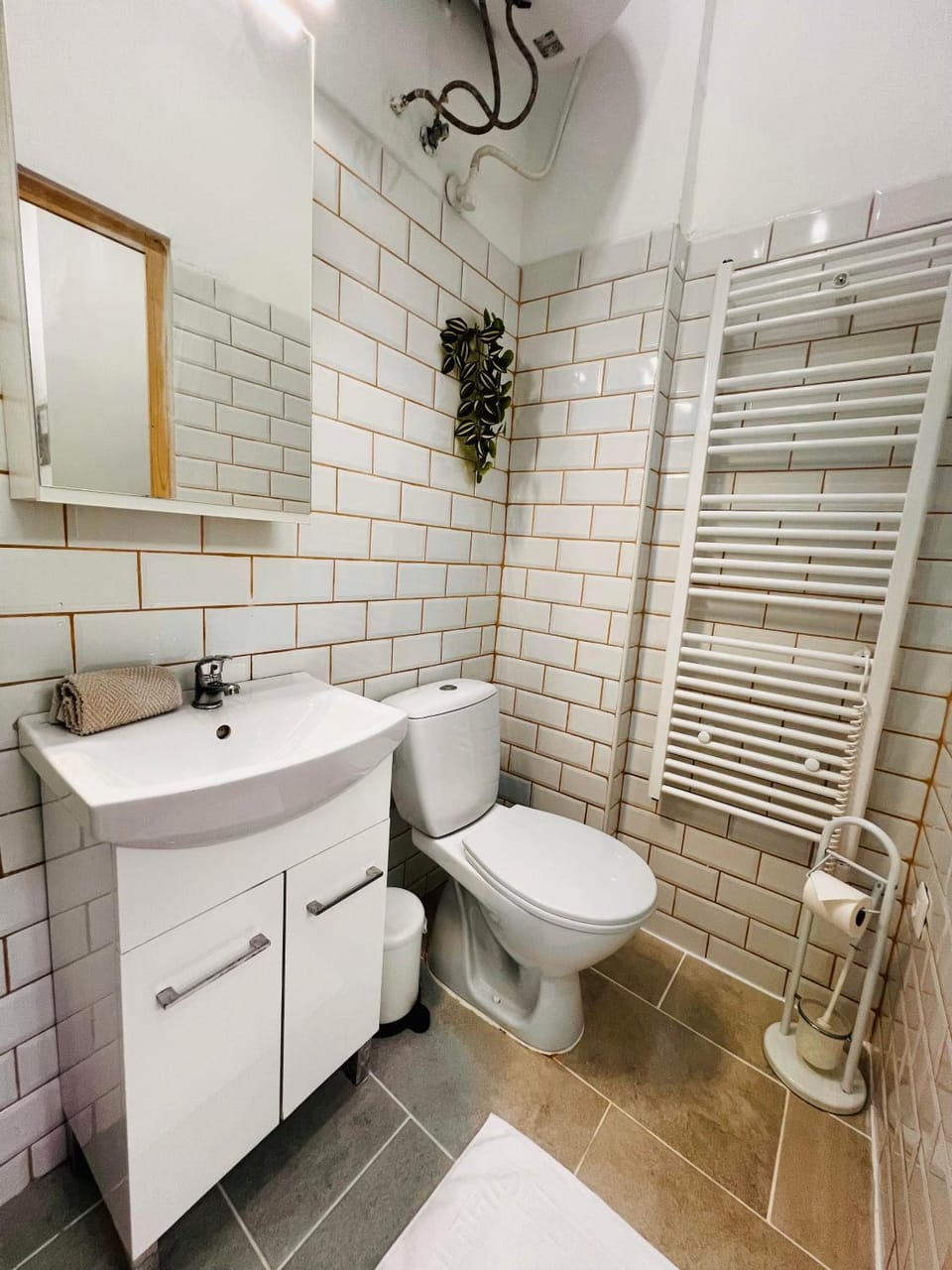 Shower, Toilet, Bathroom, hair dryier, towels