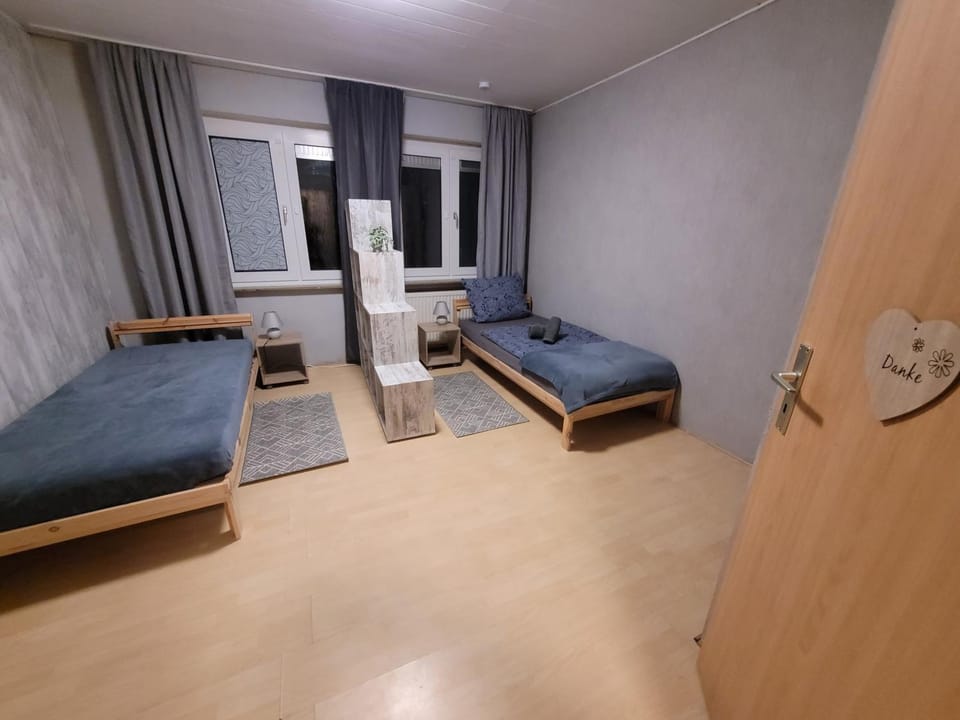 Bed, Photo of the whole room, Bedroom, towels, wardrobe