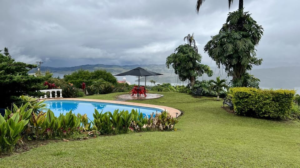 Natural landscape, Garden, Garden view, Mountain view, Pool view, Swimming pool