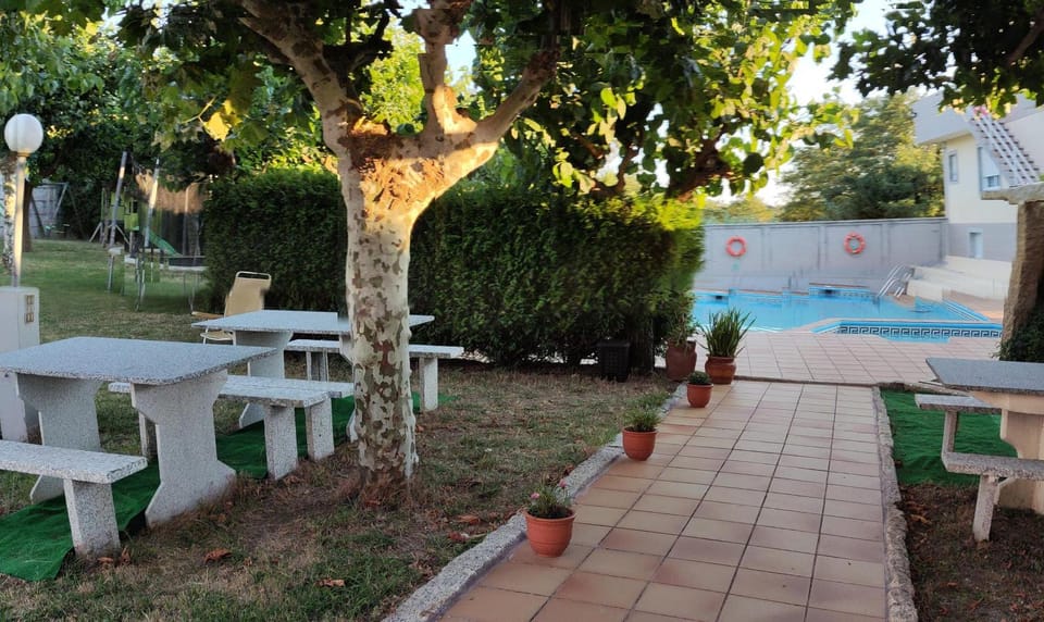 Spring, Garden, Garden view, Pool view