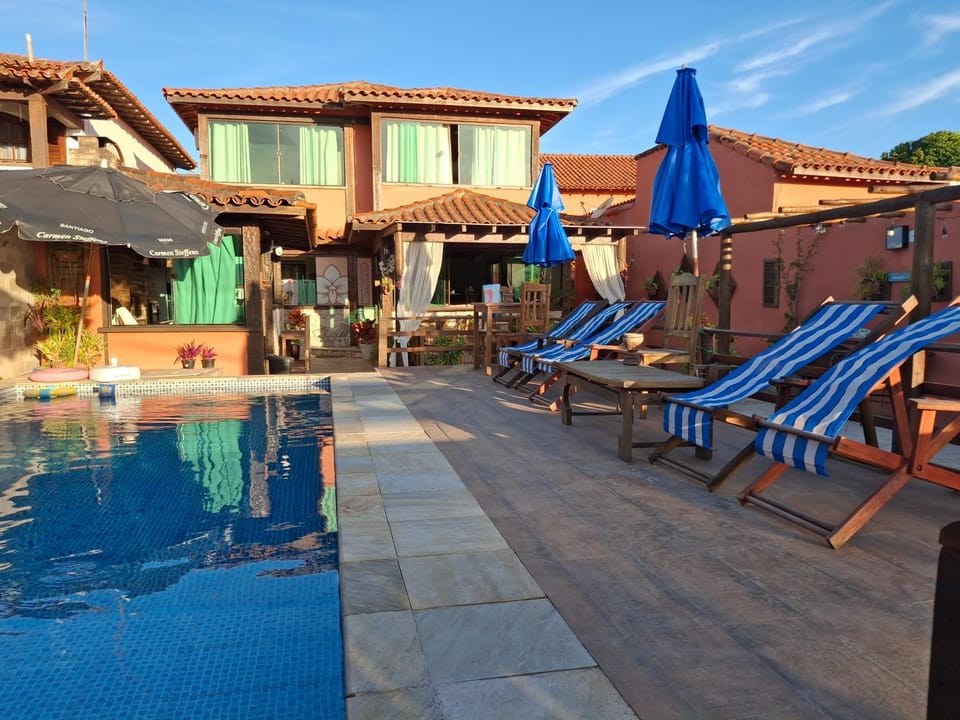 Pool view, Swimming pool, sunbed