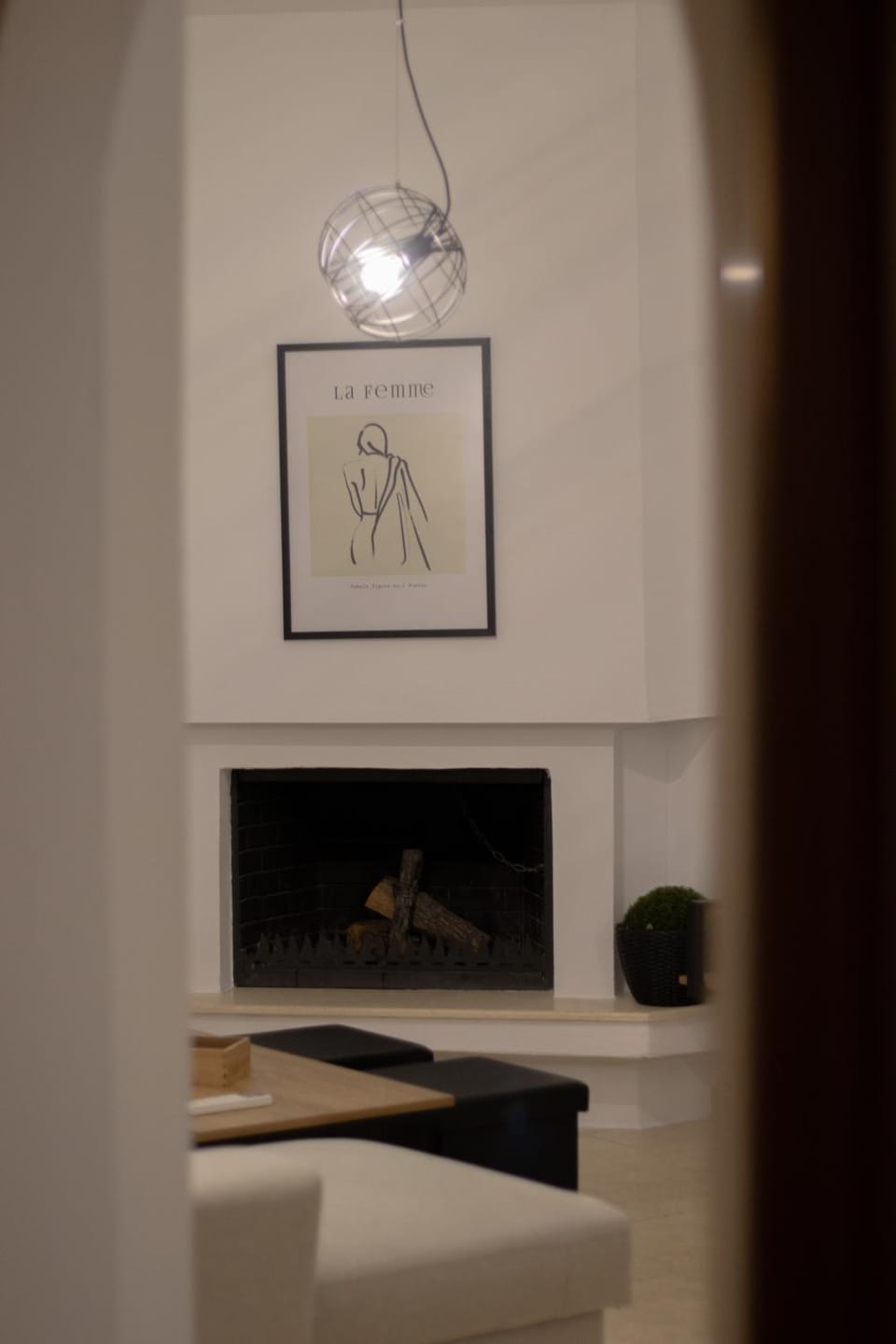 Decorative detail, fireplace