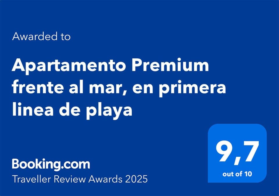 Apartamento Premium frente al mar, en primera linea de playa Apartment in Cullera
