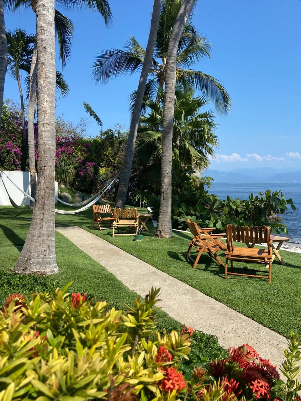 Day, Garden, Sea view