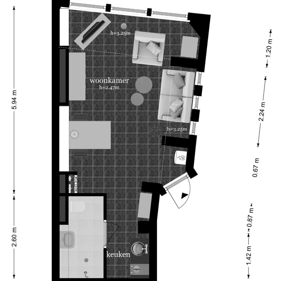 Studio B Apartment in Egmond aan Zee