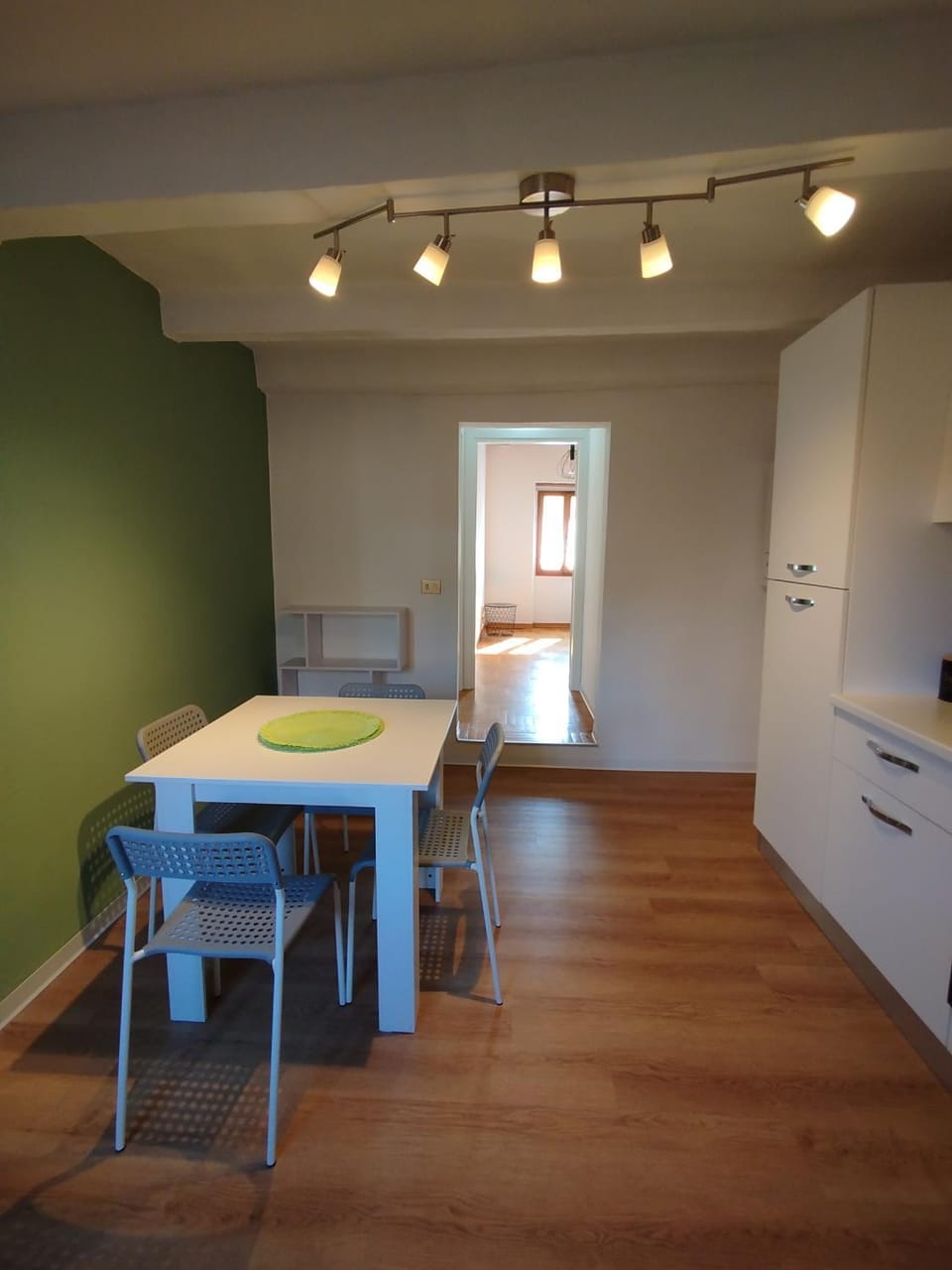 Kitchen or kitchenette, Living room, Dining area