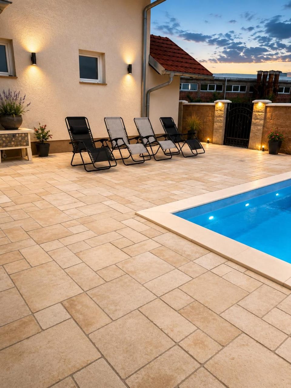 Pool view, Swimming pool