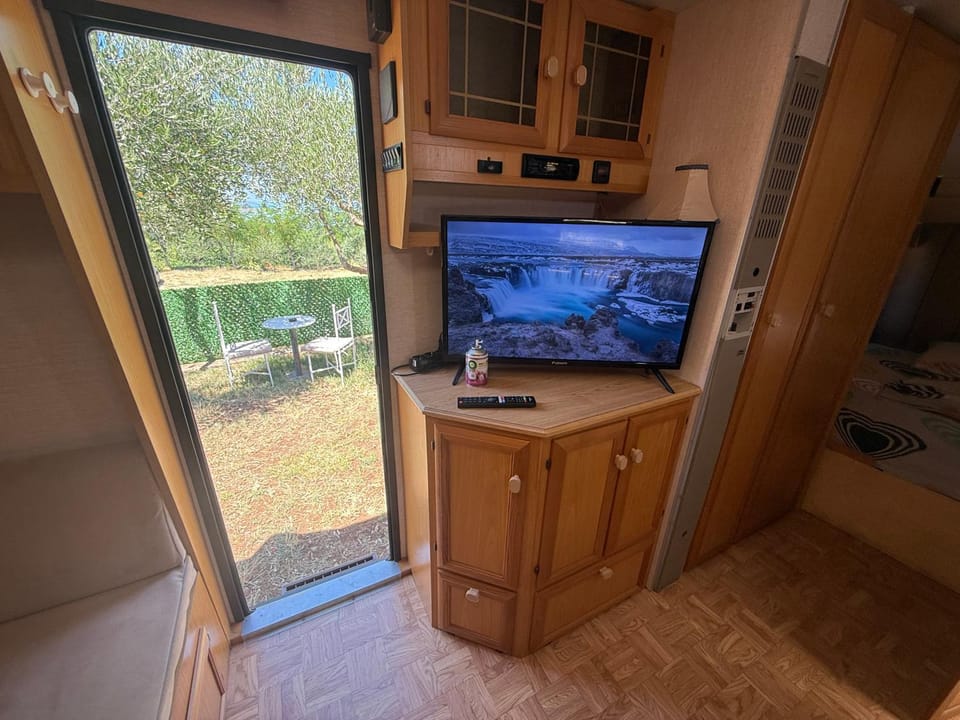 caravan on the lake Campground/ 
RV Resort in Europe