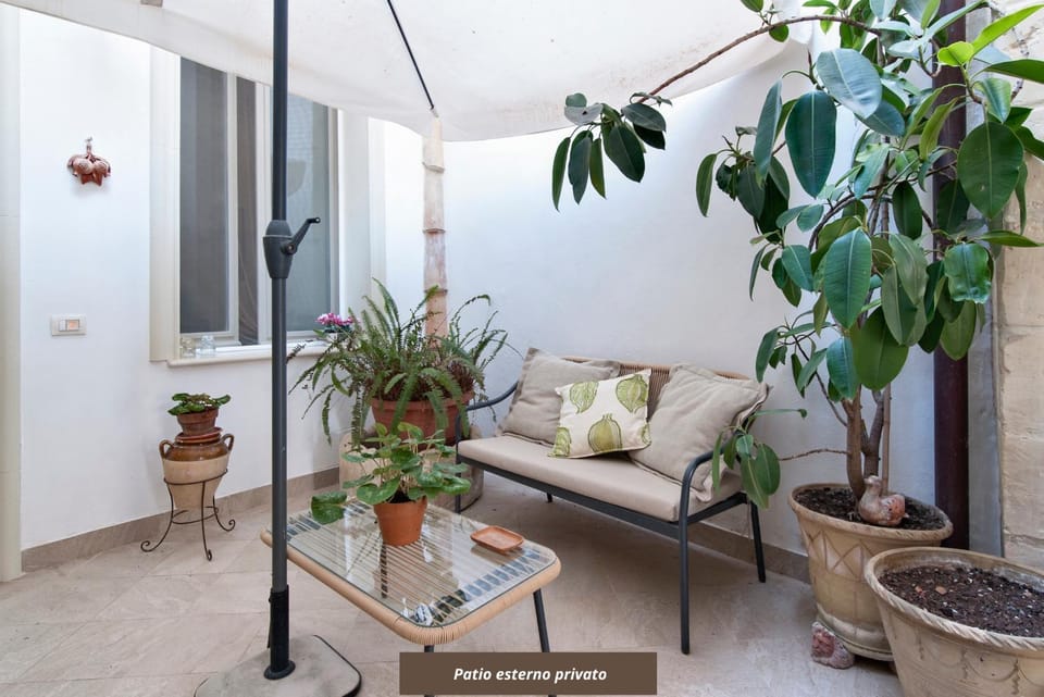 Property building, Patio