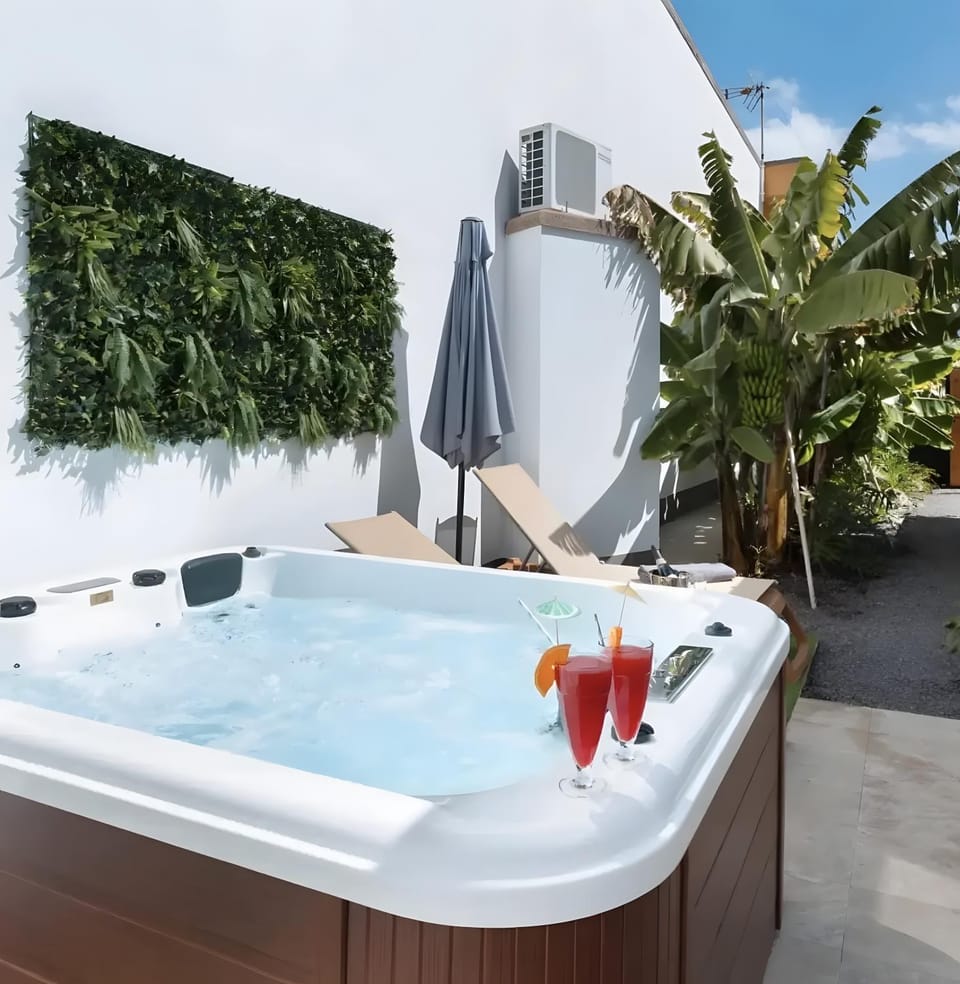 Property building, Living room, Swimming pool