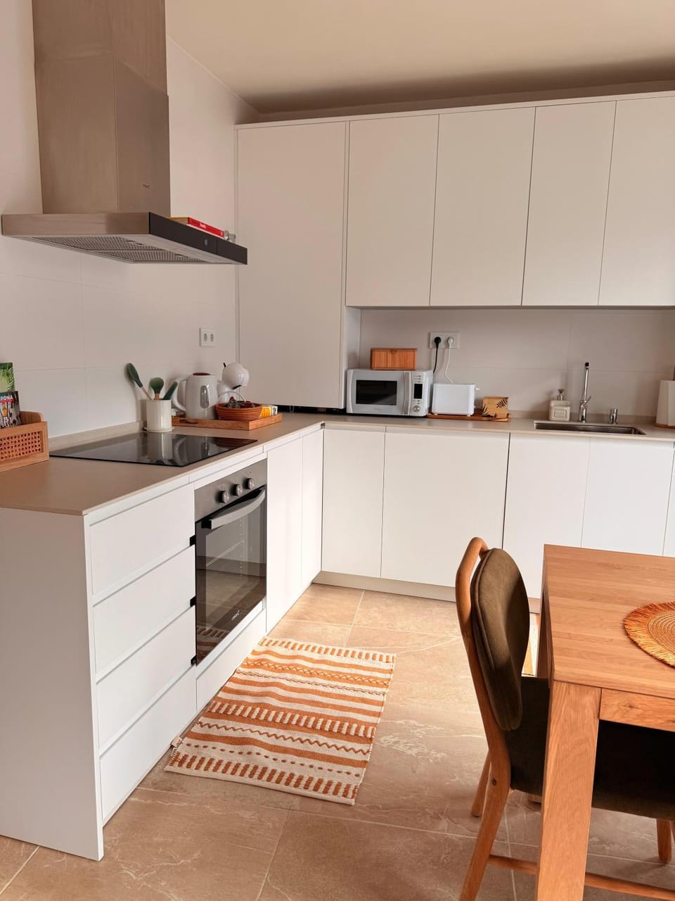 Kitchen or kitchenette, dishwasher