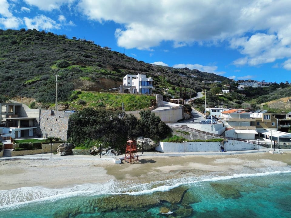 Property building, Beach, Mountain view