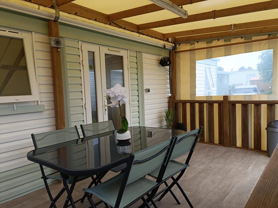 Property building, Patio