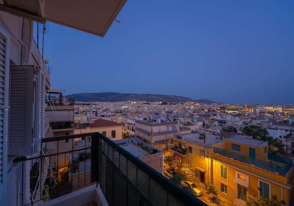 Night, Natural landscape, View (from property/room), Balcony/Terrace, City view