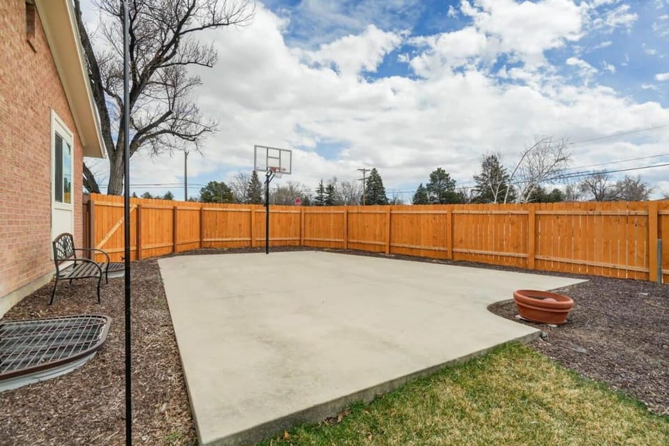 Jumpshot Junction Hoops & Fire Pit Haven House in Colorado Springs