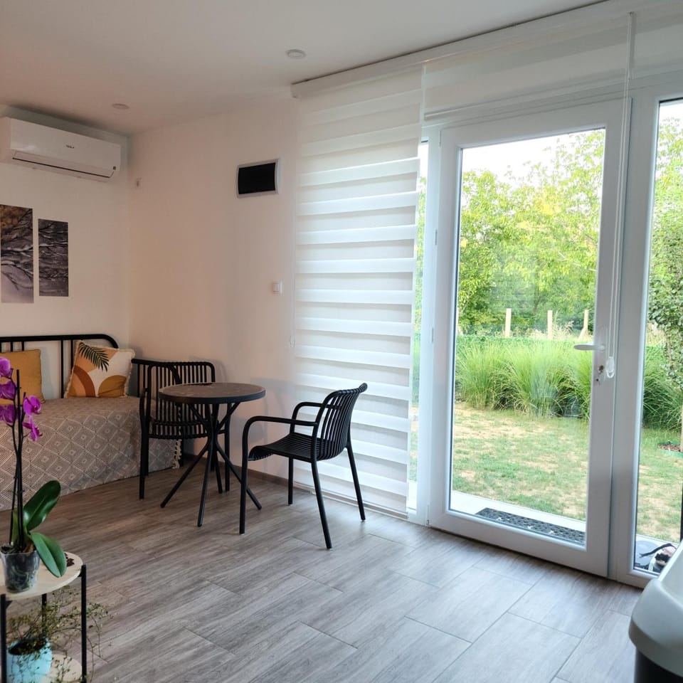 Day, View (from property/room), Living room, Seating area, Dining area, air conditioner