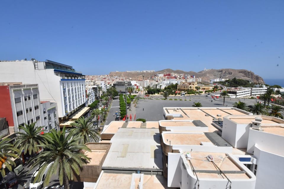 Day, City view, Mountain view