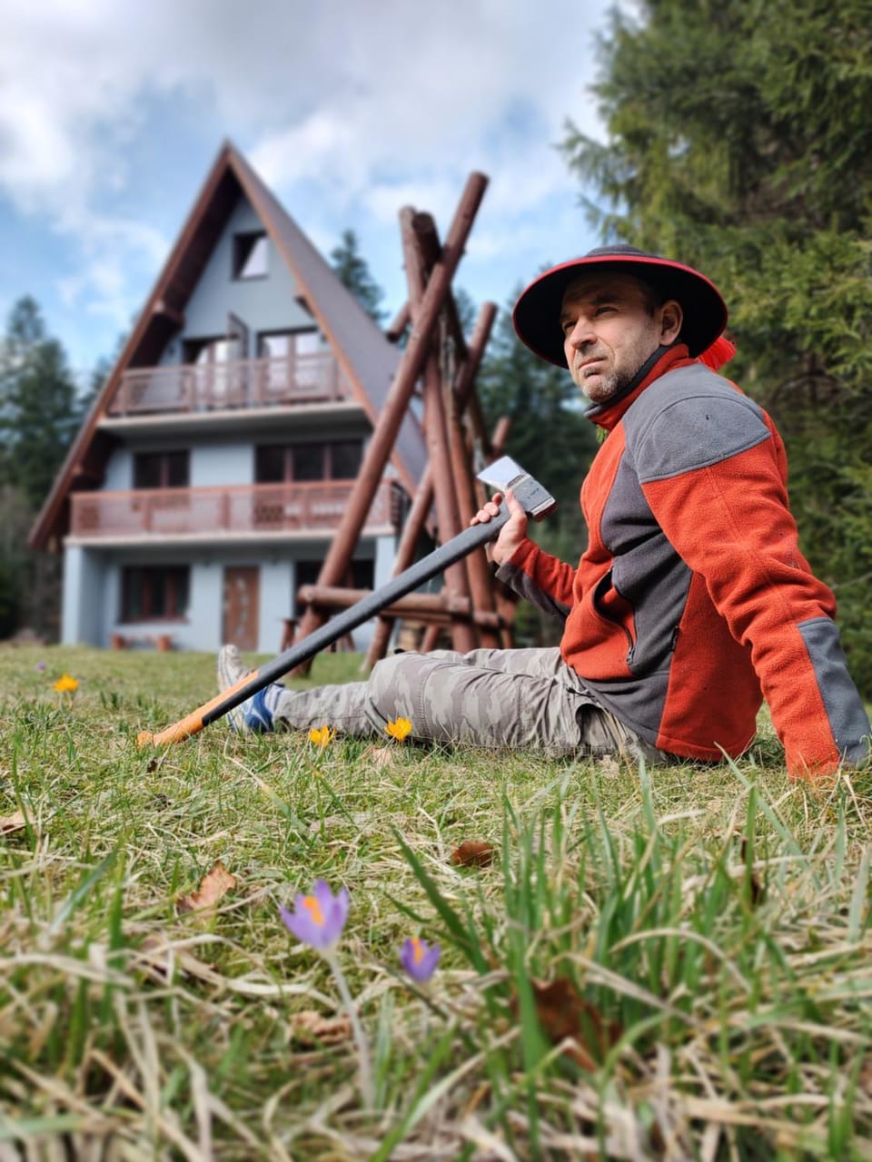 Spring, People, Natural landscape