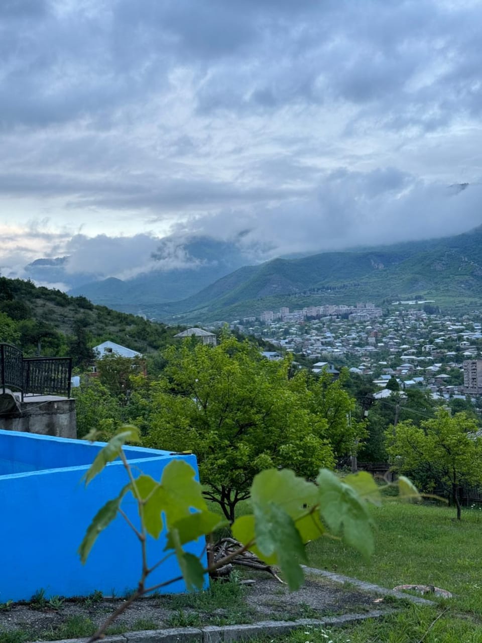 Day, Natural landscape, Bird's eye view, Mountain view