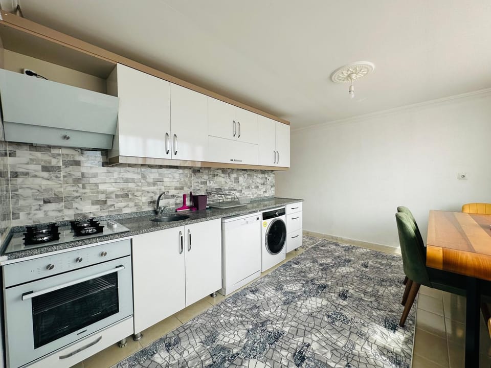 Kitchen or kitchenette, Dining area, dishwasher, oven, stove