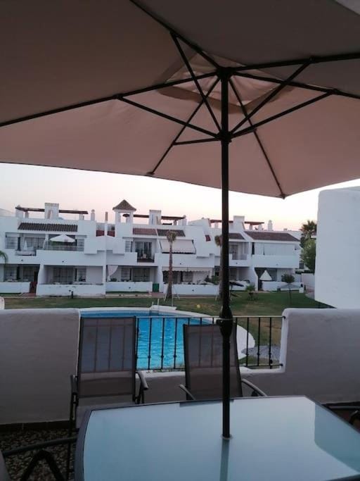 View (from property/room), Balcony/Terrace, Pool view