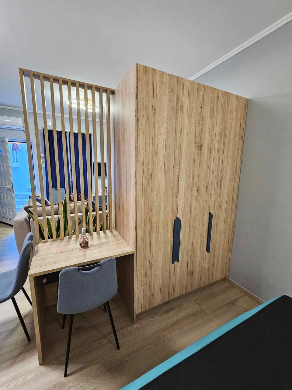 Blue superior modern studio Apartment in İzmir Province