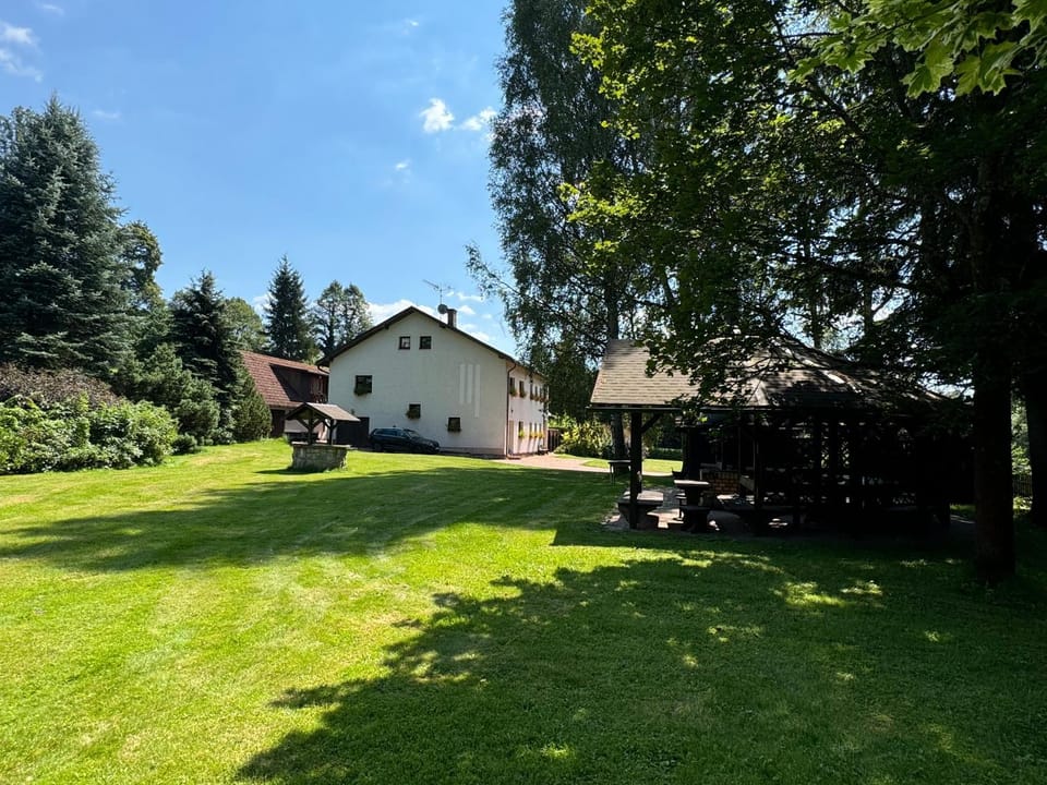 Property building, Garden, Garden view