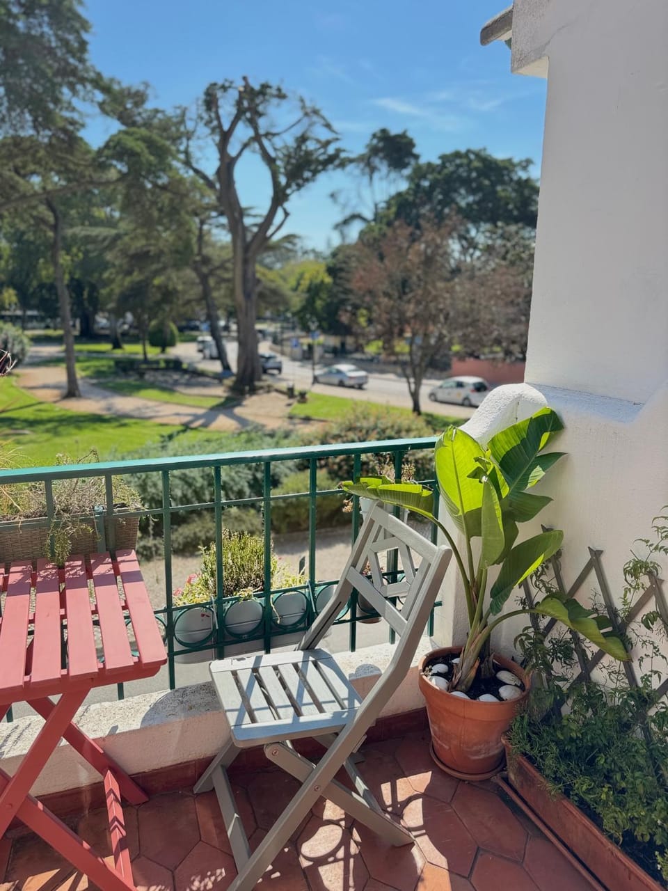 Spring, Day, View (from property/room), Balcony/Terrace, Garden view