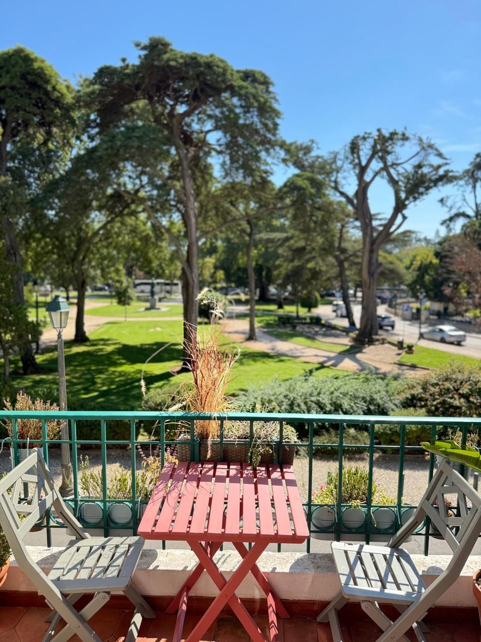 Spring, Day, View (from property/room), Balcony/Terrace, Garden view