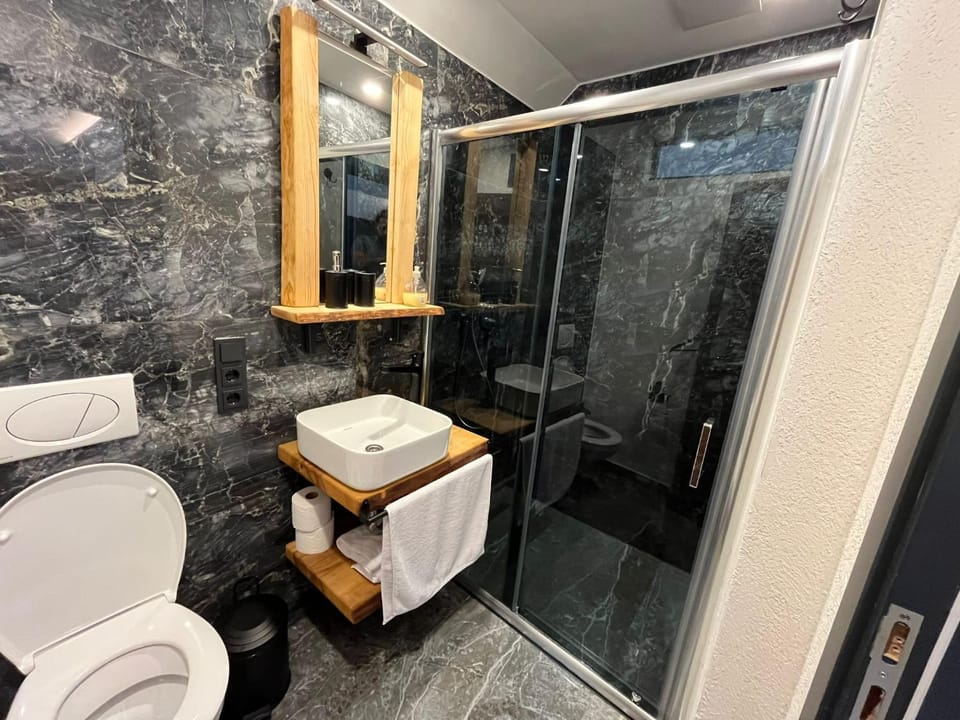 Shower, Toilet, Bathroom, towels