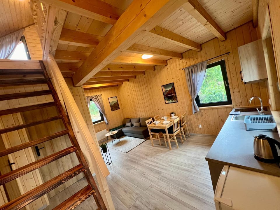 Kitchen or kitchenette, Living room, Dining area