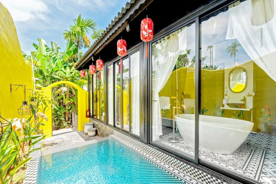 Patio, Day, Natural landscape, Balcony/Terrace, Pool view, Swimming pool, sunbed