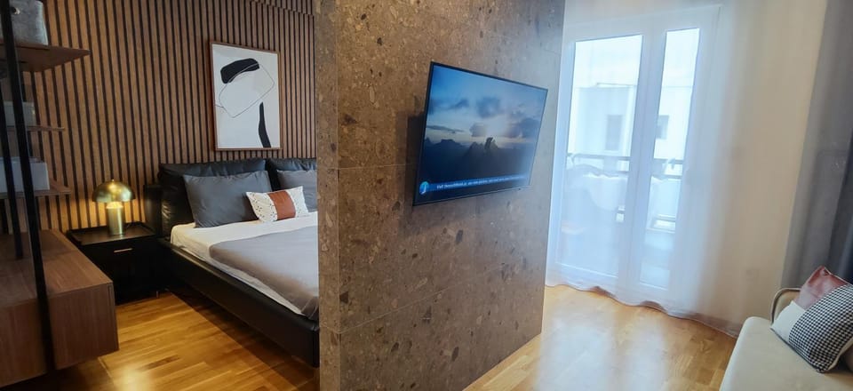 Bed, TV and multimedia