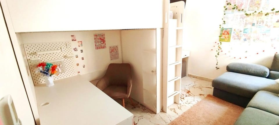 Bed, Bedroom, bunk bed, wardrobe