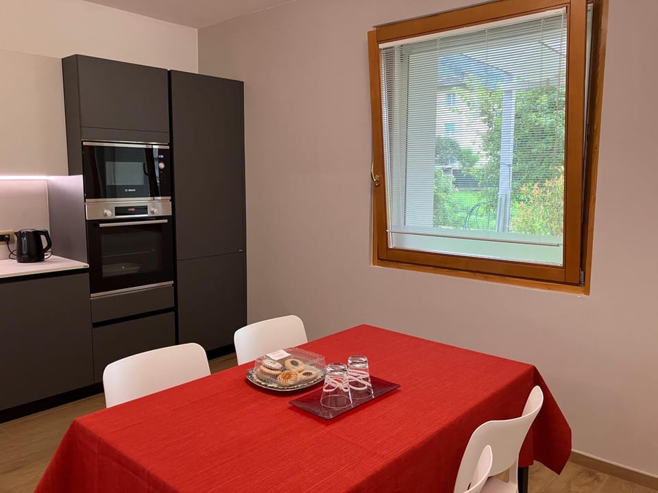 Kitchen or kitchenette, Dining area, oven