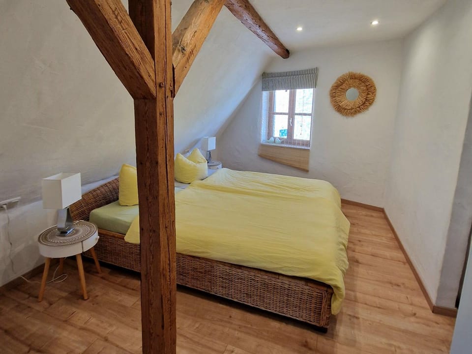 Ferienhaus am hohen Turm in Sulzfeld am Main, Parkplatz, Terrasse, Kaffee, Playstation, WLAN House in Hesse