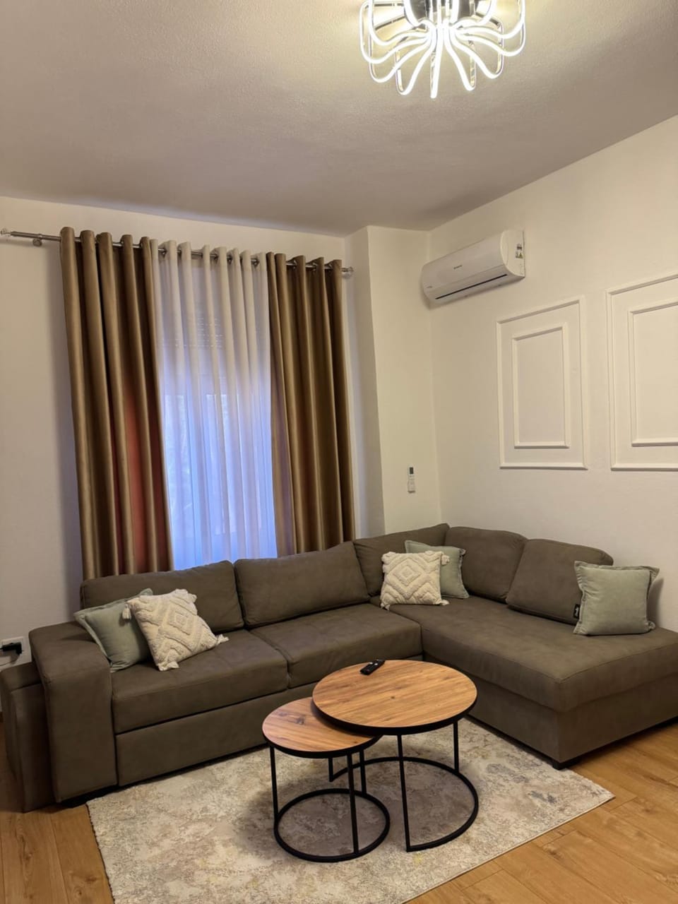 Living room, Photo of the whole room, air conditioner