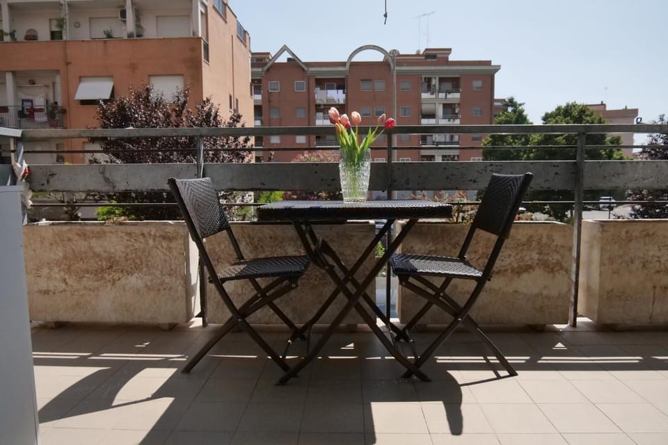 Property building, Patio, Day, View (from property/room), Balcony/Terrace, Dining area