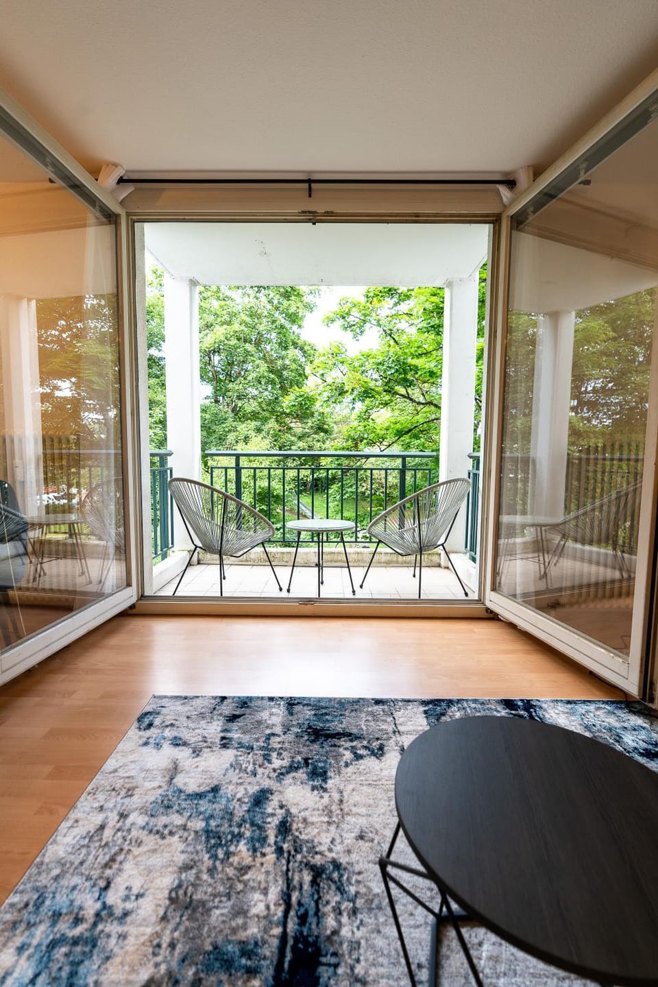 Balcony/Terrace, Seating area, Garden view