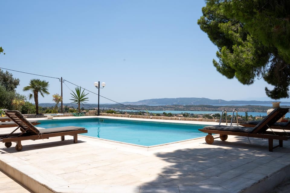 Patio, Sea view, Swimming pool