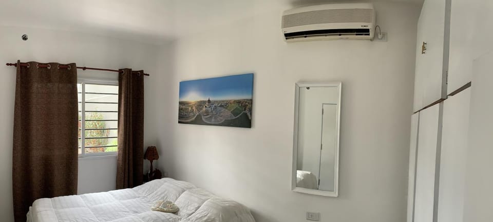 Bed, Bedroom, internet, towels, wardrobe, air conditioner