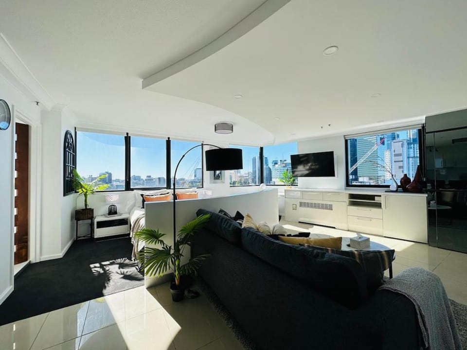 CBD High Rise River CityWalk FreeParking Wi-Fi Apartment in Brisbane City