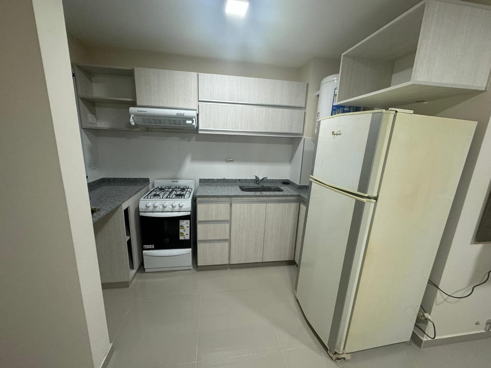 Kitchen or kitchenette, oven, stove