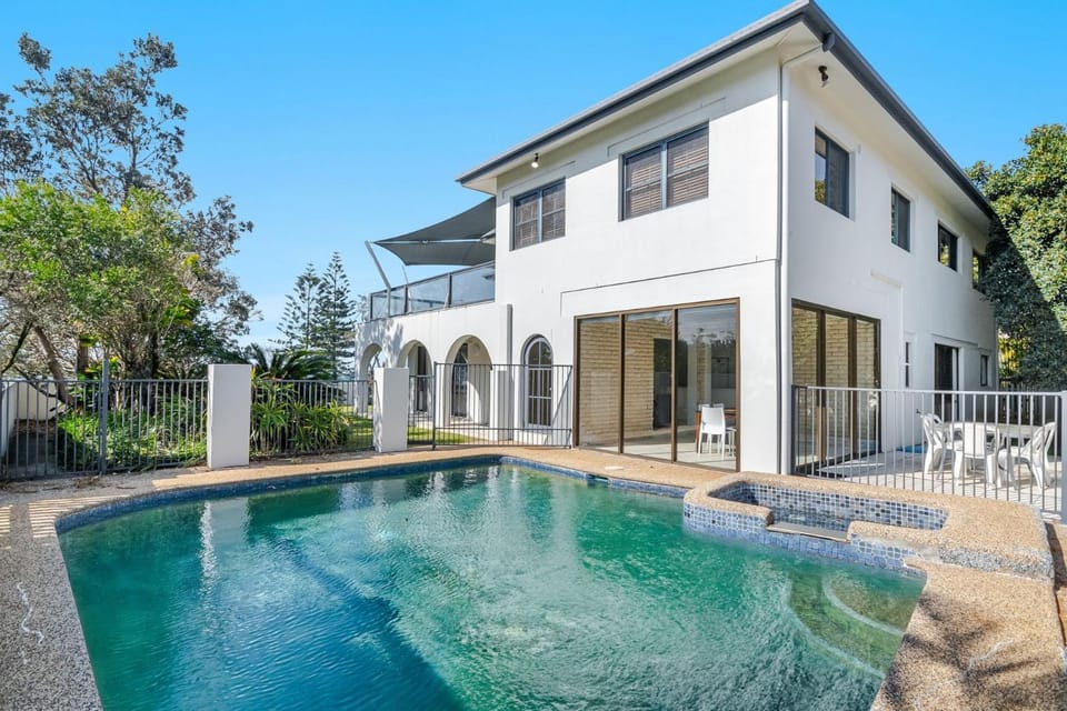 Property building, Patio, Day, Pool view, Swimming pool