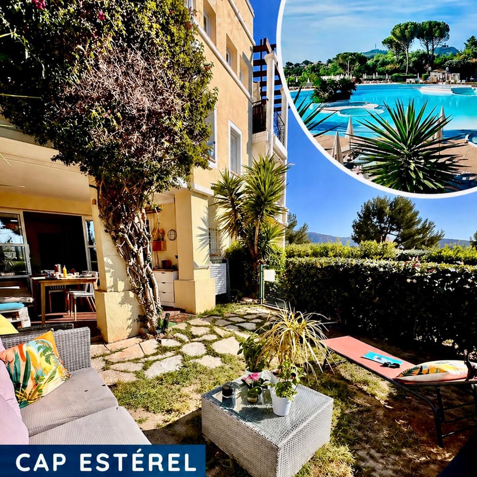 Property building, Garden, Garden view, Swimming pool, sunbed