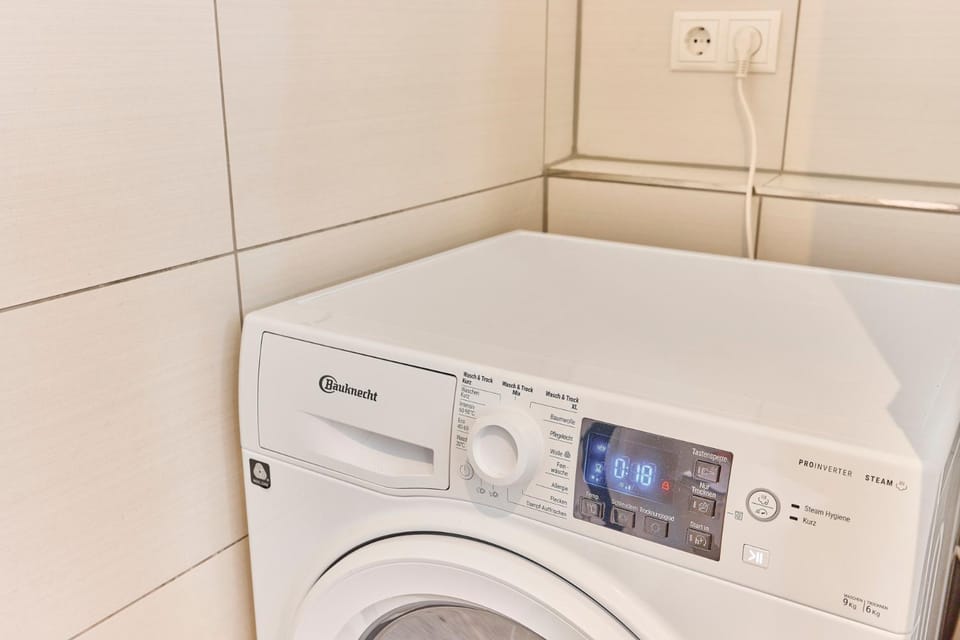 Bathroom, washing machine