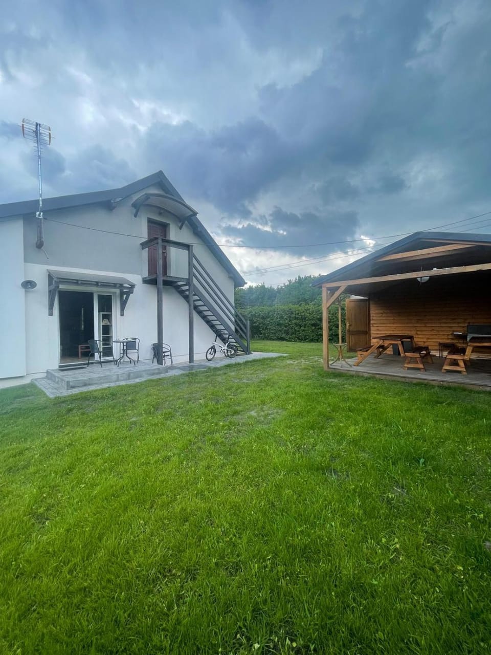 Property building, BBQ facilities, Garden