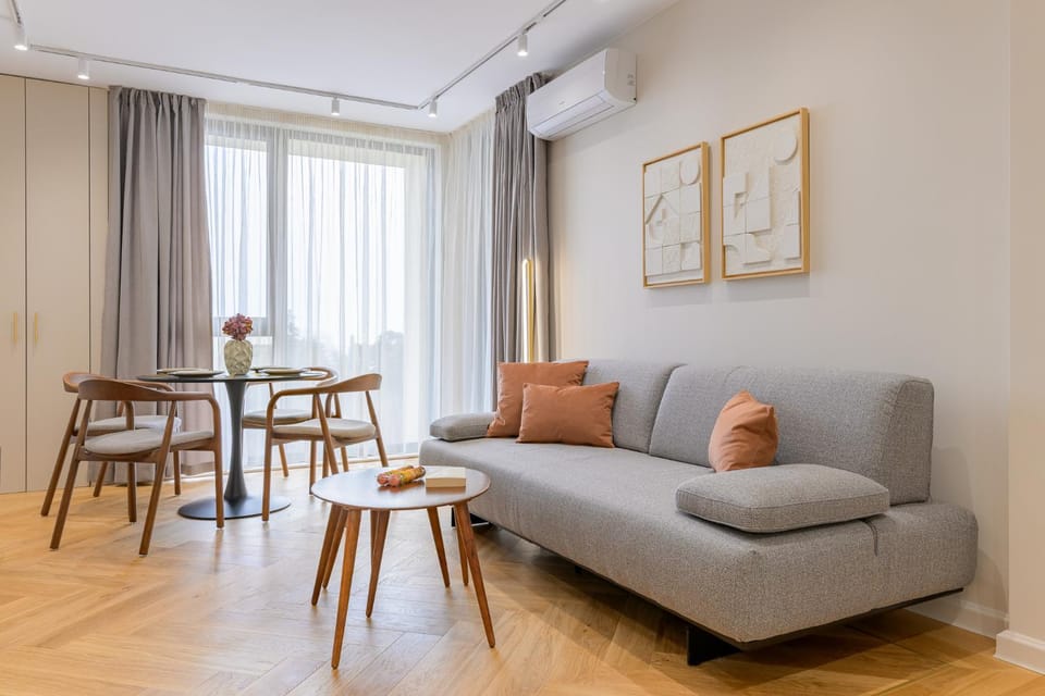 Living room, Seating area, Dining area